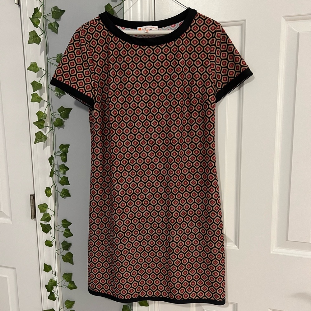 Jude Connally Patterned Dress Size Medium